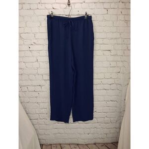 Anna Vintage Women's Size Small Navy Lightweight Pants